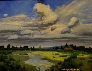 После дождя. Холст, масло.