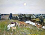 У Днепра. Холст, масло. 72 х 92 см