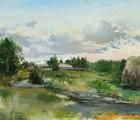 Статуэтка Речка Дарья масло,холст