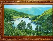 Горная долина. Алтай масло, холст 