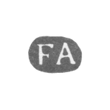 Клеймо мастера Аллениус Фабиан Фредерик - Ленинград - инициалы "FA"