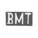 Клеймо мастера Теплов Василий Михайлов - с. Красное - инициалы "ВМТ" - 1898 г.