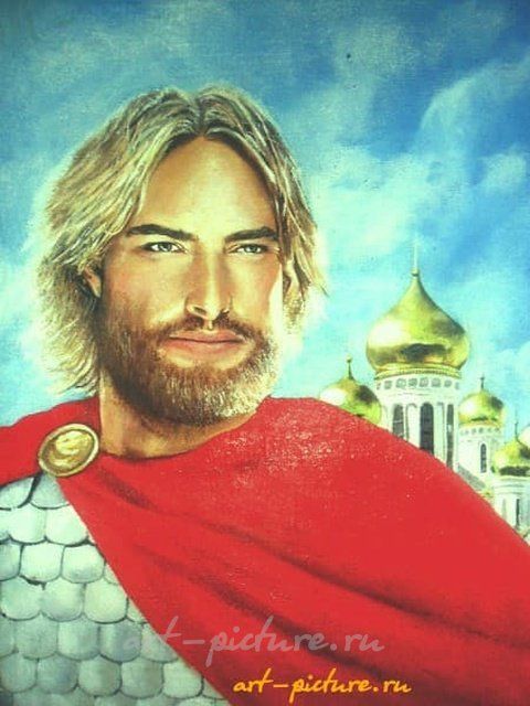 Князь Владимир Масло,холст
