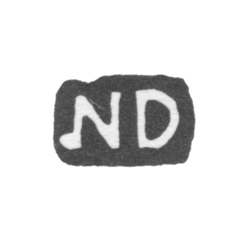 Клеймо мастера Дом Николай - Ленинград - инициалы "ND"