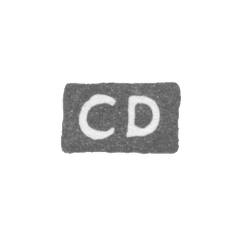 Клеймо мастера Дюхем Кретьен - Ленинград - инициалы "CD"