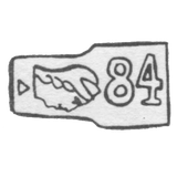 Клеймо окружных пробирных управлений 1908-1926 гг.