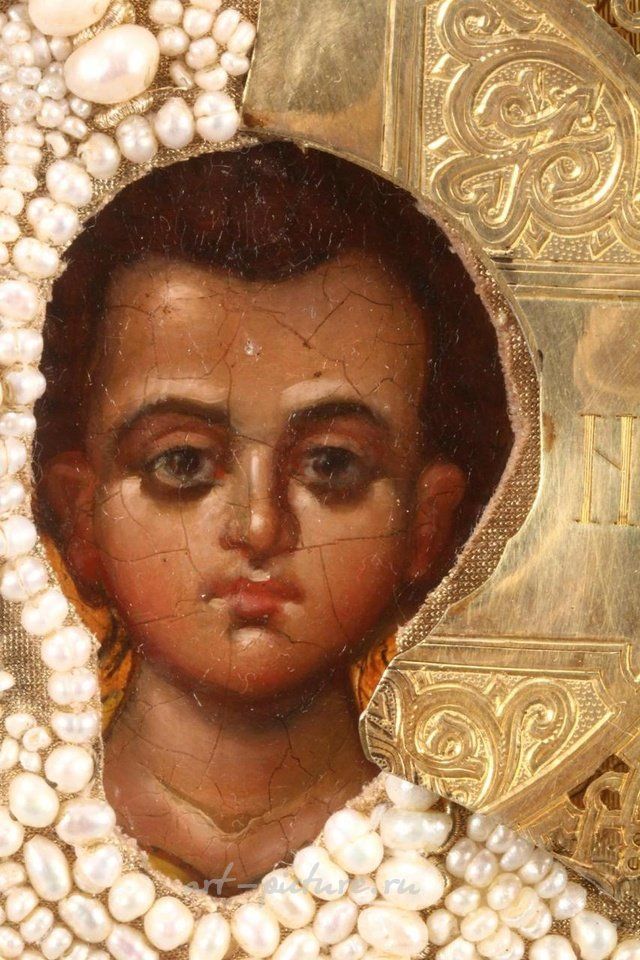 Русское серебро , Русская серебряная и эмалевая икона.