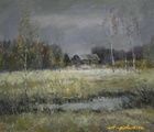 купить Поздняя осень. Холст, масло. 70 х 90 см