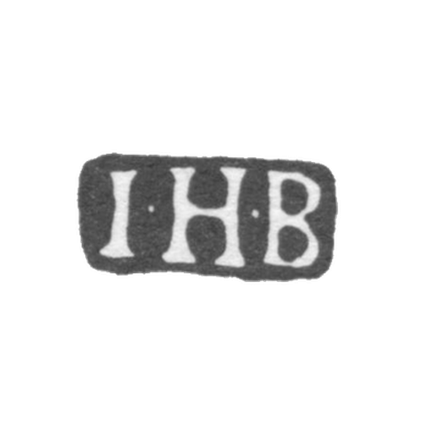 Клеймо мастера Блом Иоганн Генрик - Ленинград - инициалы "I-H-B"