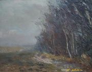 Смеркается. Холст, масло. 50 х 60 см