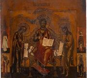 Икона "Деисус" русская, начало XIX века Temp