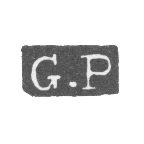Клеймо мастера Петрель Густав Адольф - Ленинград - инициалы "G.P"
