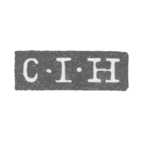 Клеймо мастера Хернштедт Карл Иоганн - Ленинград - инициалы "C-I-H"
