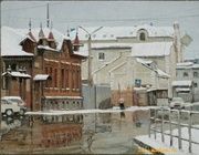 Старые уголки Челябинска. Ул. Труда. холст, масло 