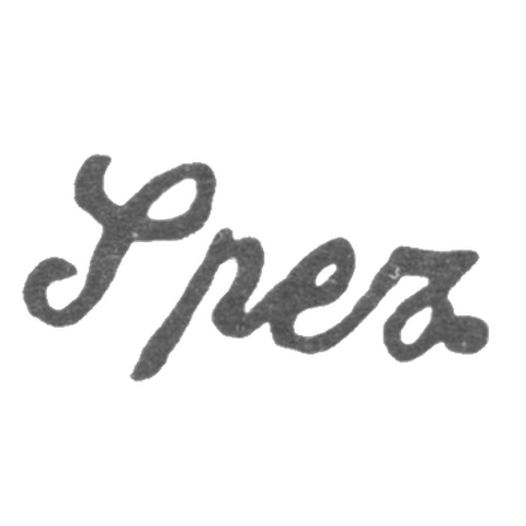 Клеймо мастера Шпер Адольф - Ленинград - инициалы "Sper"