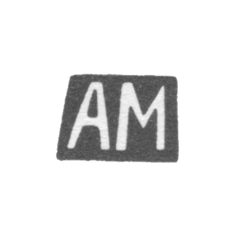 Клеймо неизвестного мастера Тбилиси - инициалы "АМ" - посл. четв. 19 века