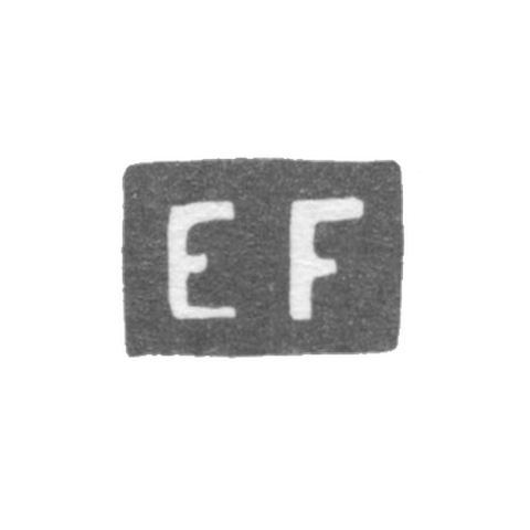 Клеймо мастера Фок Эрнст - Ленинград - инициалы "EF"