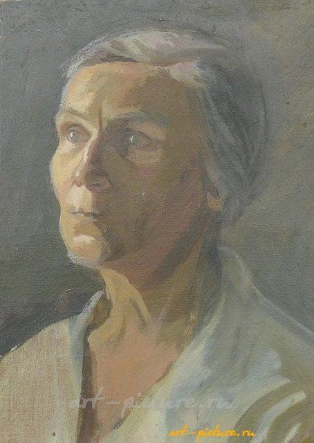 Этюд. Картон, масло. 35 х 25 см.