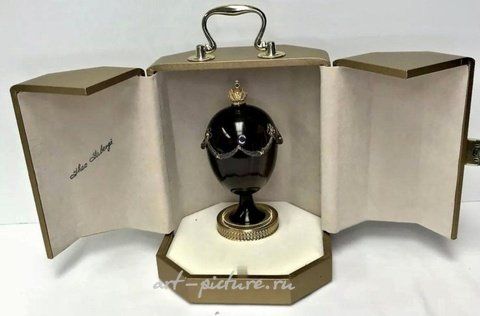 Russian silver, IMPERIAL FABERGE SWAG EGG