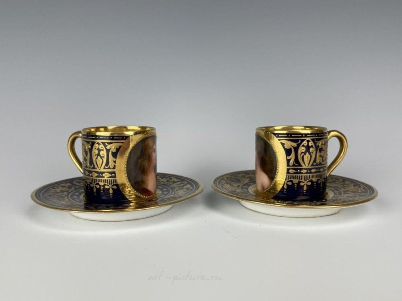 Royal Vienna , Фарфоровая пара Royal Vienna Wagner, около 1900 года, в отличном состоянии. Оценка - 1 500-2 000 долларов.
