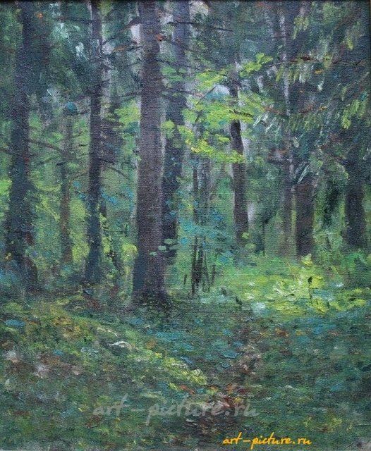 Лес. Холст, масло. 50 х 42 см