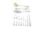 Elizabeth II sterling silver table service in a case