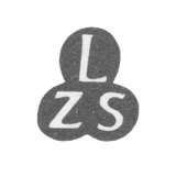 Клеймо мастера Цеттерштейн Лоренц - Таллин - инициалы "LZS" - 1757-1758 гг.