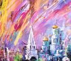 Статуэтка Салют акрил,холст