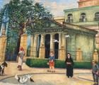 Статуэтка El templete масло/холст 