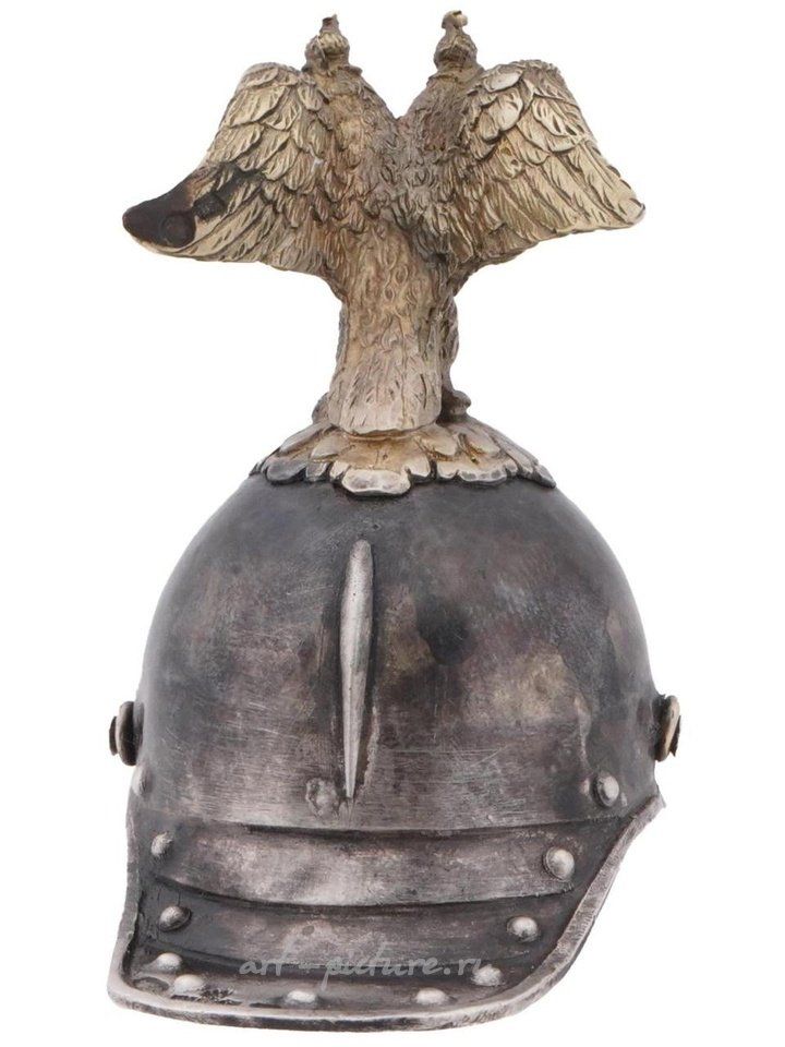 Russian silver , RUSSIAN 84 SILVER RUBY EAGLE HELMET STIRRUP CUP