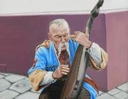 Слава Украине масло, холст на картоне 