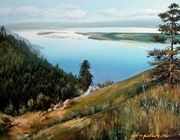 Стрельная гора масло,холст