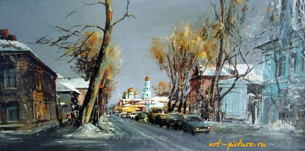 Улица Интернациоанльная акрил,холст