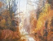 Осенний лес масло, холст 