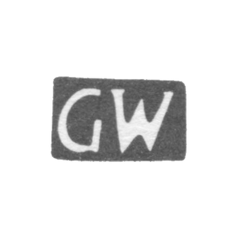 Клеймо мастера Вульф Георг Вильгельм - Таллин - инициалы "GW" - 1838-1882 гг.