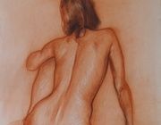 Любанька сангина,бумага
