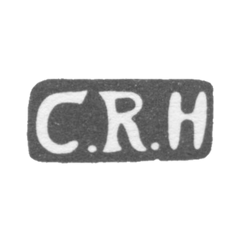 Клеймо мастера Херманн Роберт Хуго - Тарту - инициалы "CRH" - 1853-1886 гг.