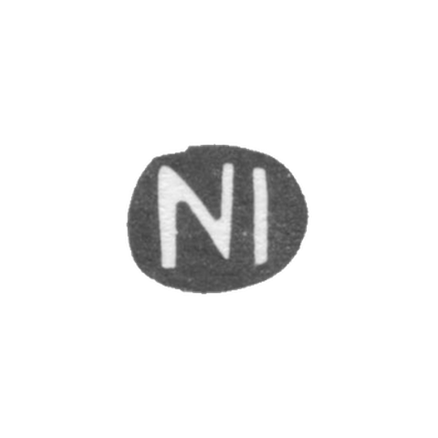 Клеймо неизвестного мастера Киева - инициалы "NI" - 18 век