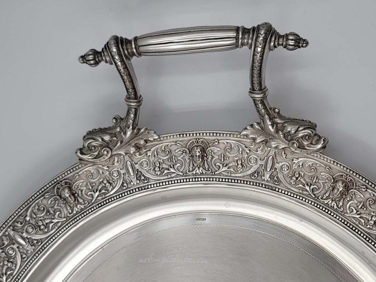 Russian silver , 19TH C. IMPERIAL RUSSIAN STERLING SILVER 84 TEA SET, 3,300 G...