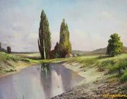 Украинское утро Масло , холст 