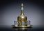 Luxurious Russian silver vodka set with enamel.
