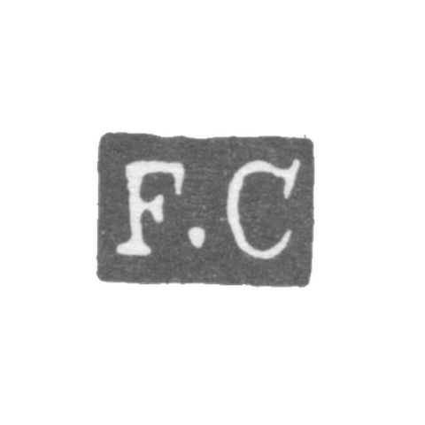 Клеймо мастера Колониус Фредерик Иоганн - Ленинград - инициалы "F.C"