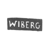 Клеймо мастера Виберг Яков - Москва - инициалы "WIBERG"