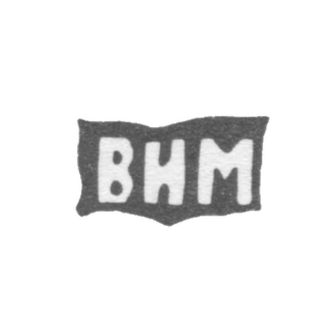 Клеймо мастера Мазов Василий Иванов - инициалы "ВИМ"