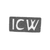 Клеймо мастера Вихман Иоганн Карл - Рига - инициалы "ICW" - 1797 г.