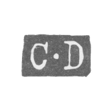 Клеймо мастера Дюхем Кретьен - Ленинград - инициалы "C-D"