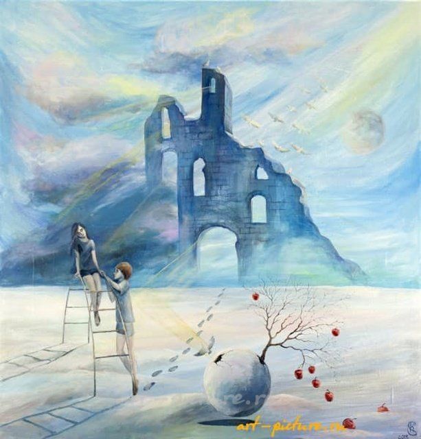 Письма с границы между светом и тенью (At the border between light and shadow) холст, акрил.( canvas, acrylic paints.)