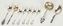 6 pcs. Assorted Sterling Silver, including David-Andersen Enameled &...