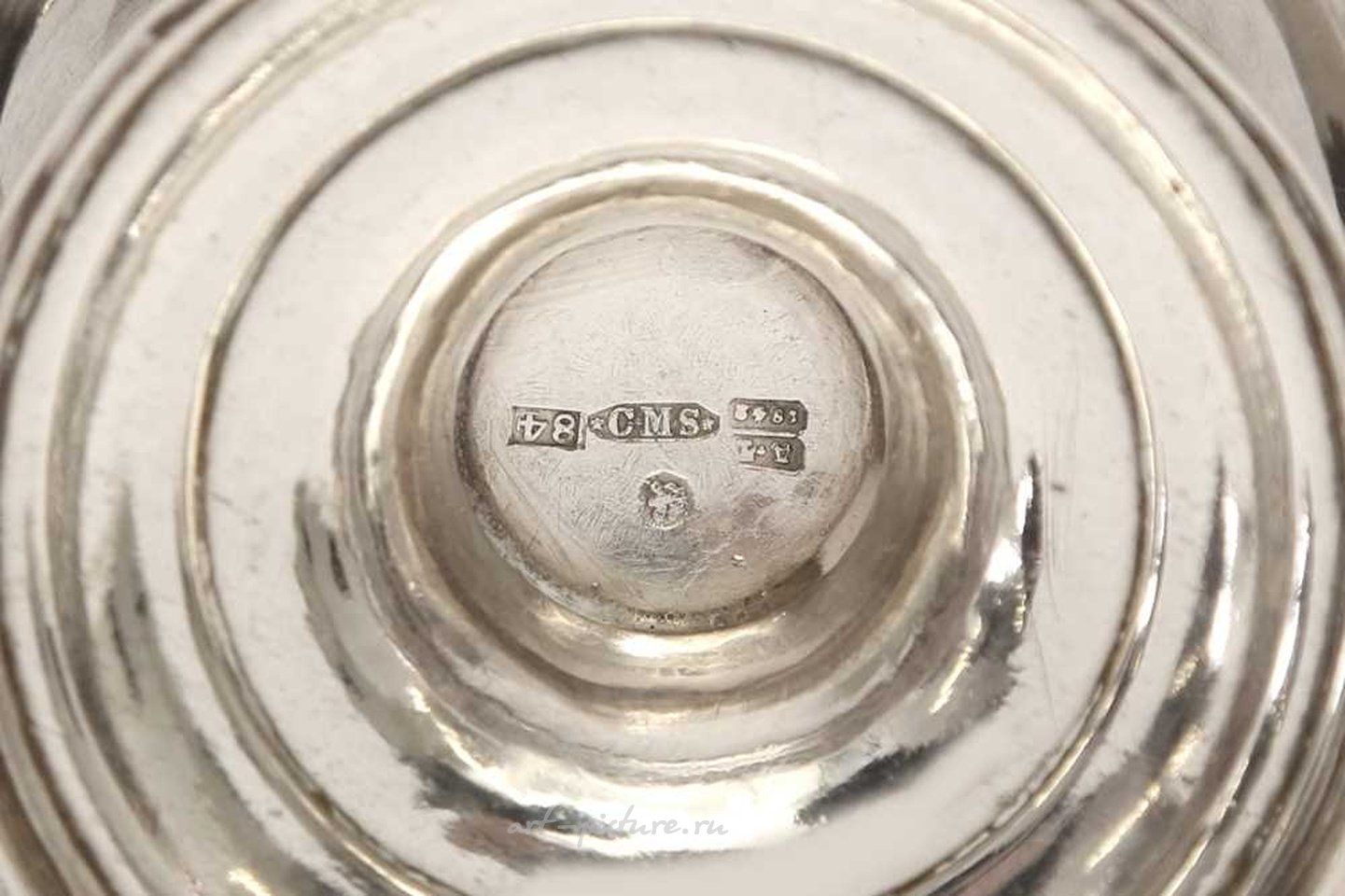 Русское серебро , Русская серебряная сольница Николая I середины 19 века