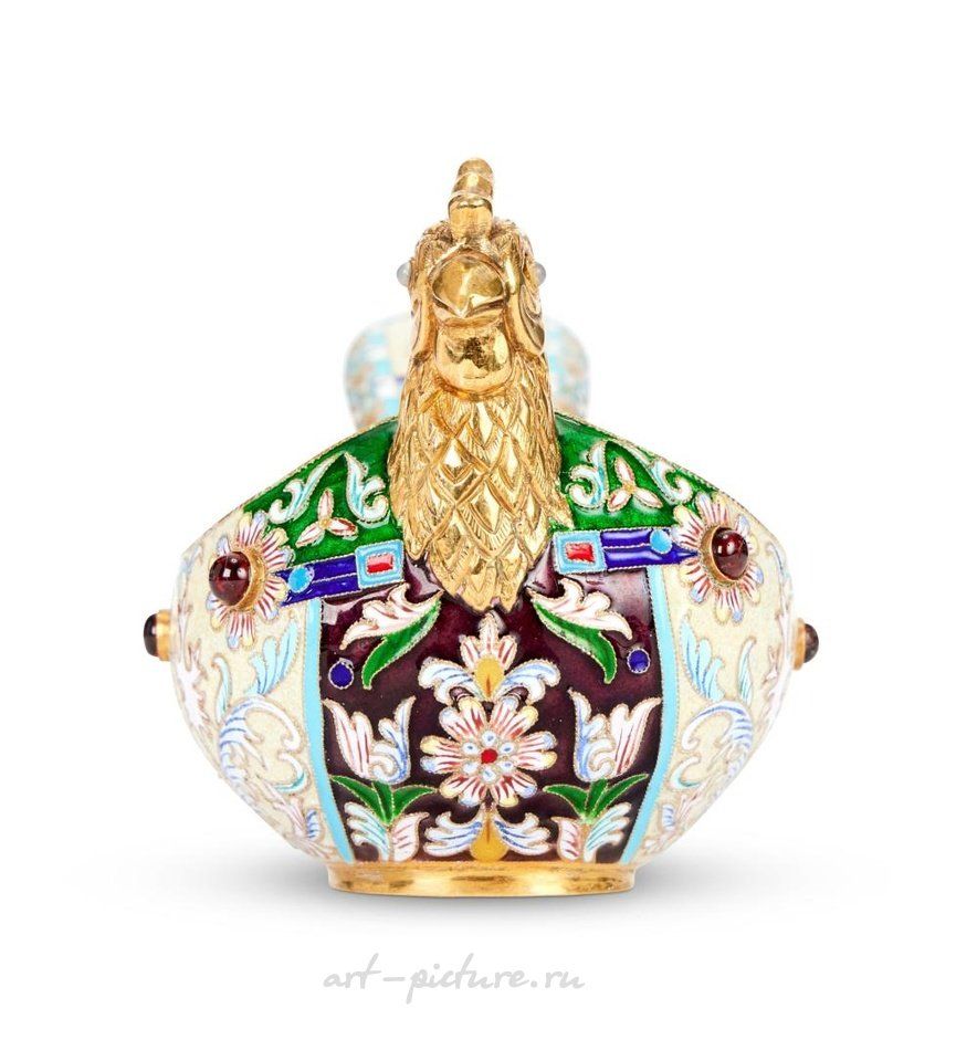 Русское серебро , Позолоченный, ковш в русском стиле